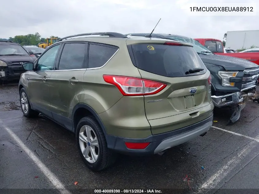 1FMCU0GX8EUA88912 2014 Ford Escape Se