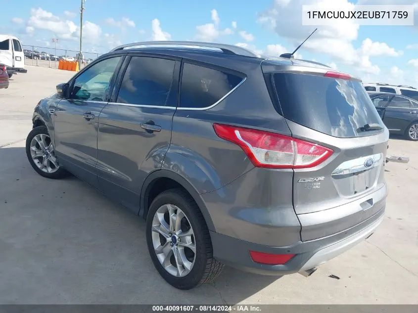 1FMCU0JX2EUB71759 2014 Ford Escape Titanium