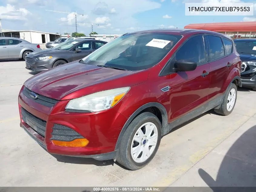 1FMCU0F7XEUB79553 2014 Ford Escape S