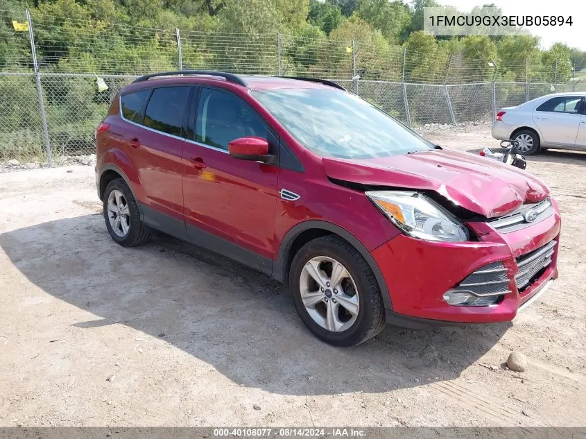 2014 Ford Escape Se VIN: 1FMCU9GX3EUB05894 Lot: 40108077