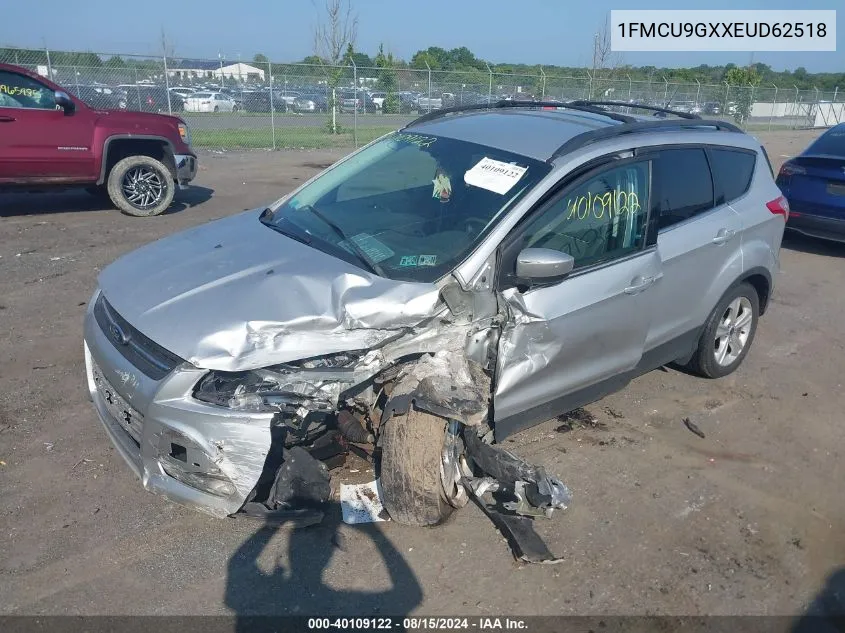 2014 Ford Escape Se VIN: 1FMCU9GXXEUD62518 Lot: 40109122