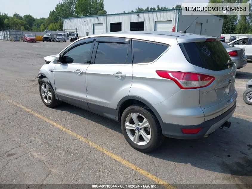 2014 Ford Escape Se VIN: 1FMCU0G93EUC64668 Lot: 40118044