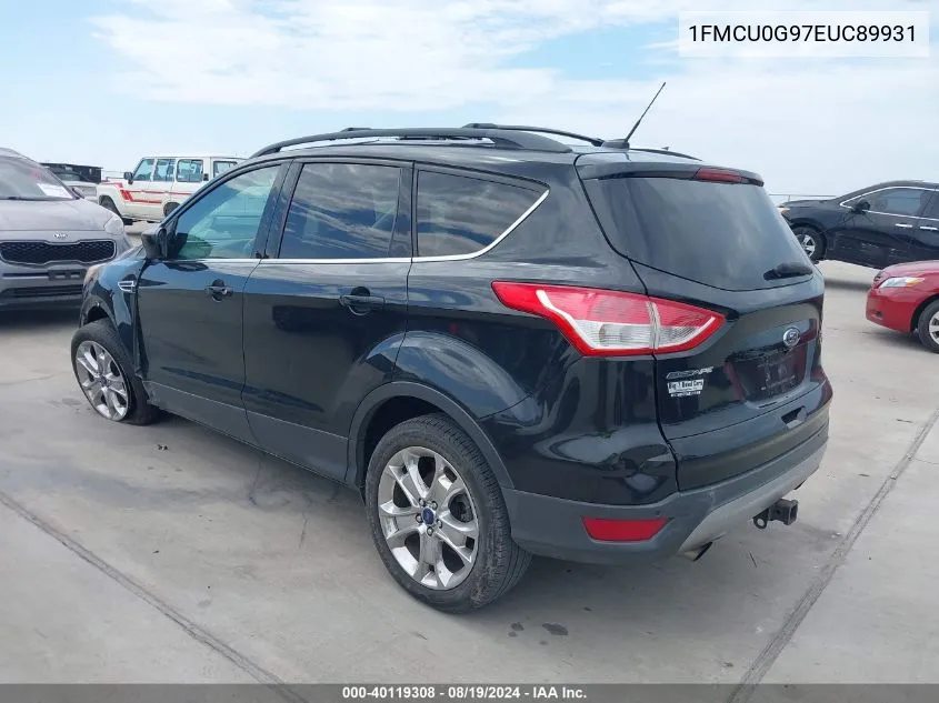 2014 Ford Escape Se VIN: 1FMCU0G97EUC89931 Lot: 40119308