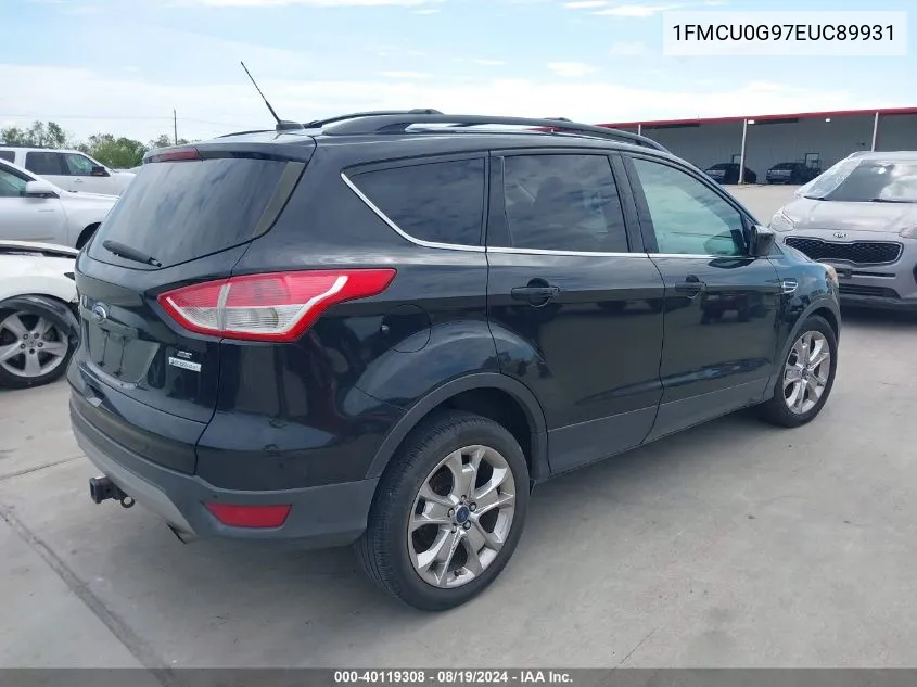 2014 Ford Escape Se VIN: 1FMCU0G97EUC89931 Lot: 40119308