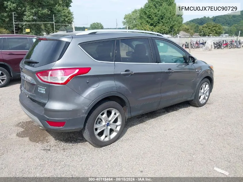 2014 Ford Escape Titanium VIN: 1FMCU0JX7EUC90729 Lot: 40119464