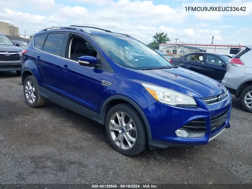 2014 Ford Escape Titanium VIN: 1FMCU9J9XEUC33642 Lot: 40129506