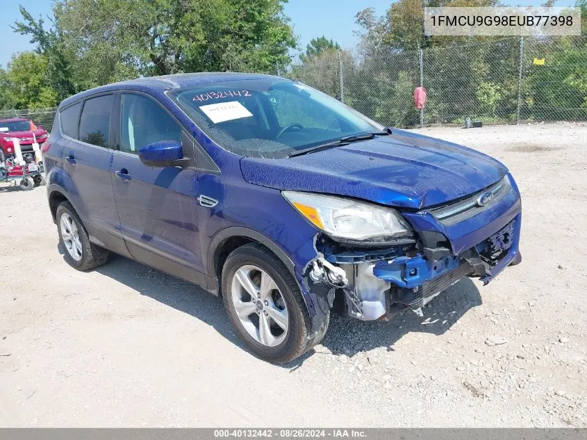 2014 Ford Escape Se VIN: 1FMCU9G98EUB77398 Lot: 40132442