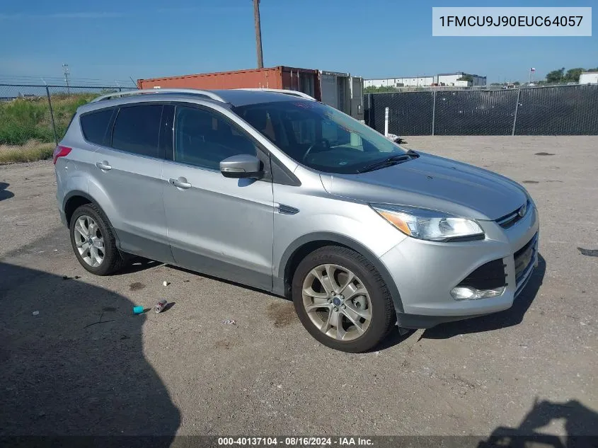 2014 Ford Escape Titanium VIN: 1FMCU9J90EUC64057 Lot: 40137104