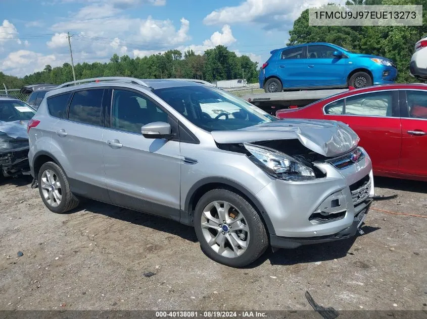 2014 Ford Escape Titanium VIN: 1FMCU9J97EUE13273 Lot: 40138081