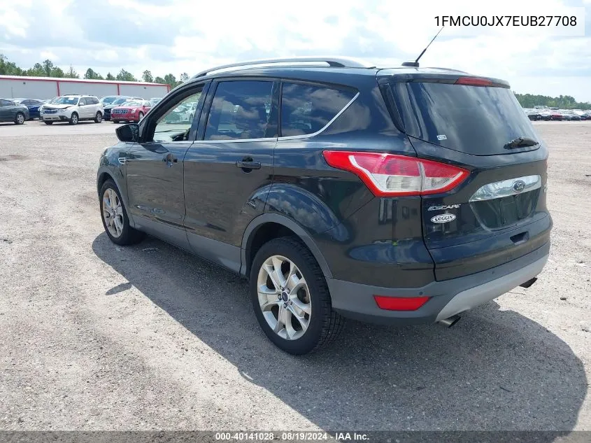 2014 Ford Escape Titanium VIN: 1FMCU0JX7EUB27708 Lot: 40141028