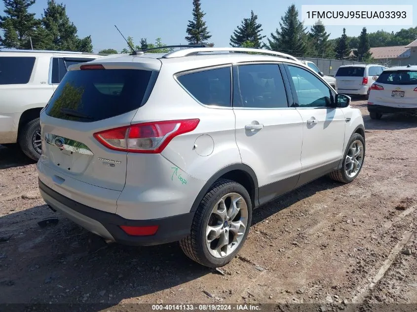 2014 Ford Escape Titanium VIN: 1FMCU9J95EUA03393 Lot: 40141133