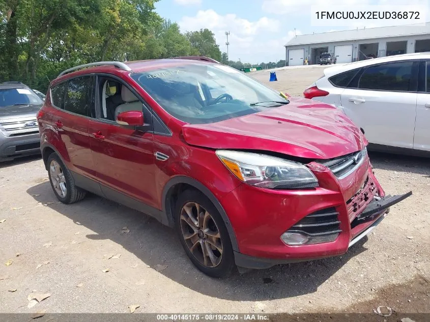 2014 Ford Escape Titanium VIN: 1FMCU0JX2EUD36872 Lot: 40145175