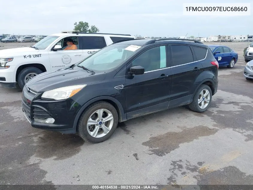 2014 Ford Escape Se VIN: 1FMCU0G97EUC68660 Lot: 40154538