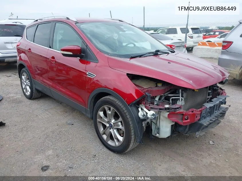 1FMCU9J9XEUB86449 2014 Ford Escape Titanium