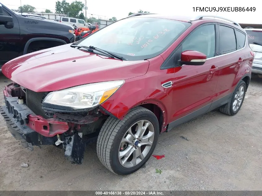 2014 Ford Escape Titanium VIN: 1FMCU9J9XEUB86449 Lot: 40156138