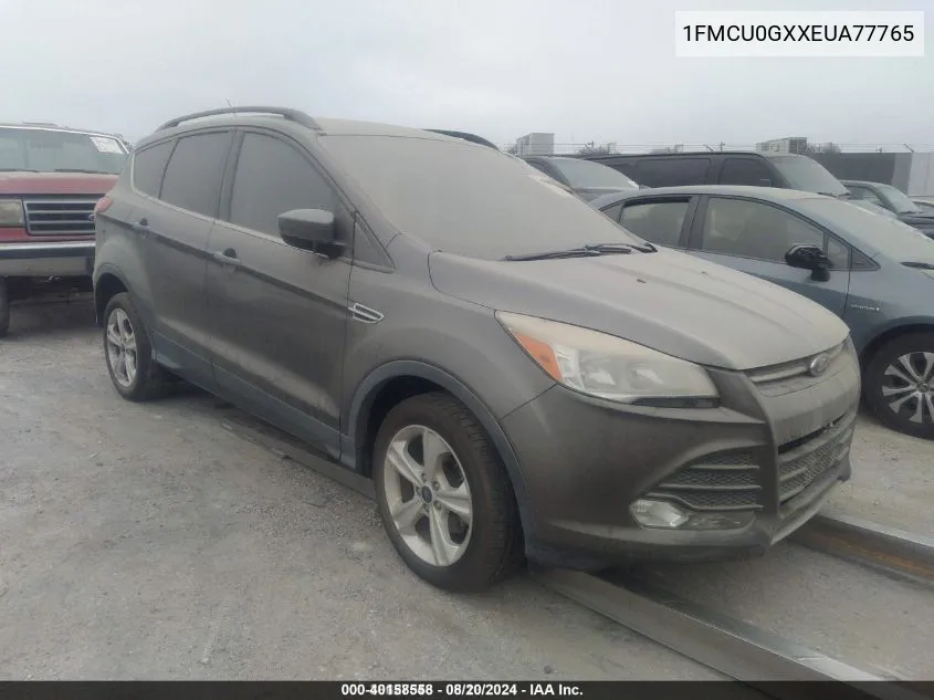 2014 Ford Escape Se VIN: 1FMCU0GXXEUA77765 Lot: 40158558