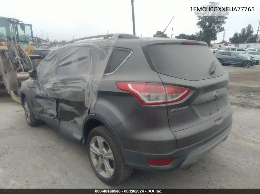 2014 Ford Escape Se VIN: 1FMCU0GXXEUA77765 Lot: 40158558