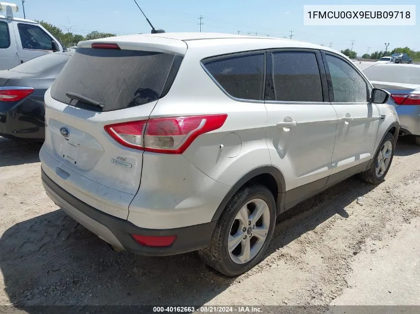 2014 Ford Escape Se VIN: 1FMCU0GX9EUB09718 Lot: 40162663