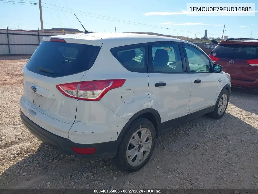 2014 Ford Escape S VIN: 1FMCU0F79EUD16885 Lot: 40165005