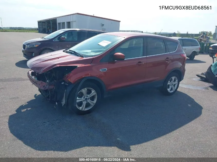 2014 Ford Escape Se VIN: 1FMCU9GX8EUD68561 Lot: 40165915