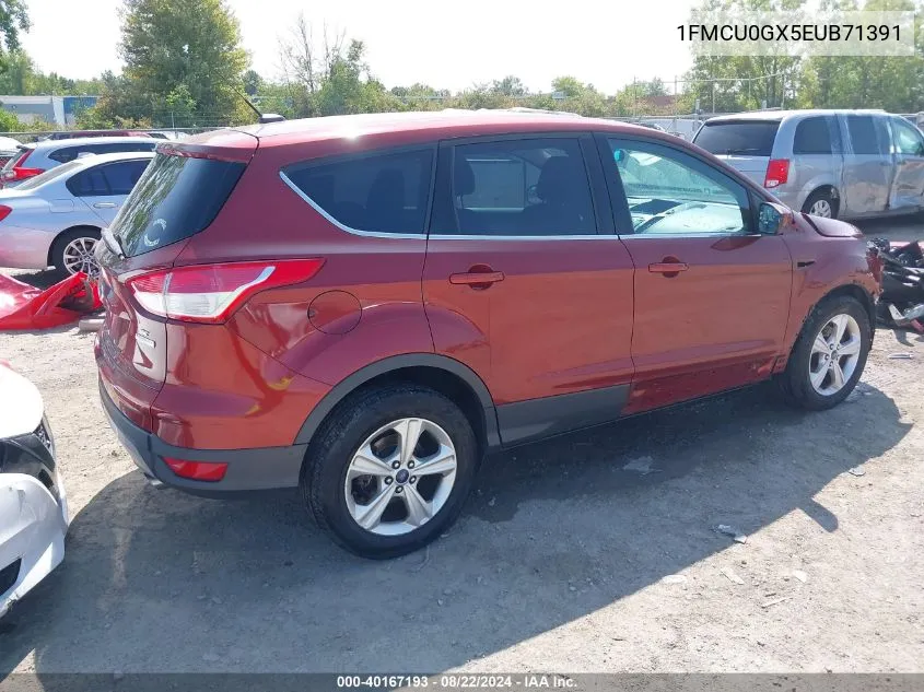 2014 Ford Escape Se VIN: 1FMCU0GX5EUB71391 Lot: 40167193