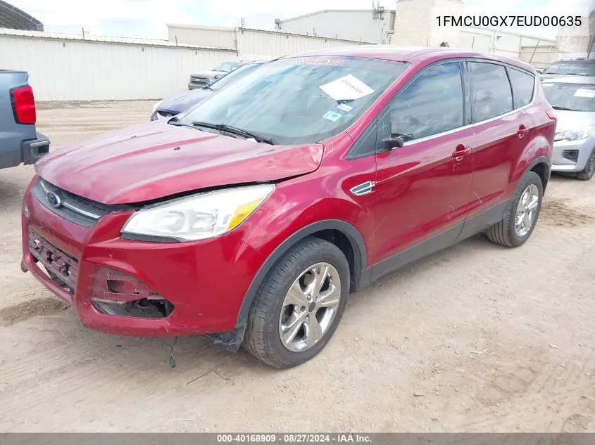 2014 Ford Escape Se VIN: 1FMCU0GX7EUD00635 Lot: 40168909