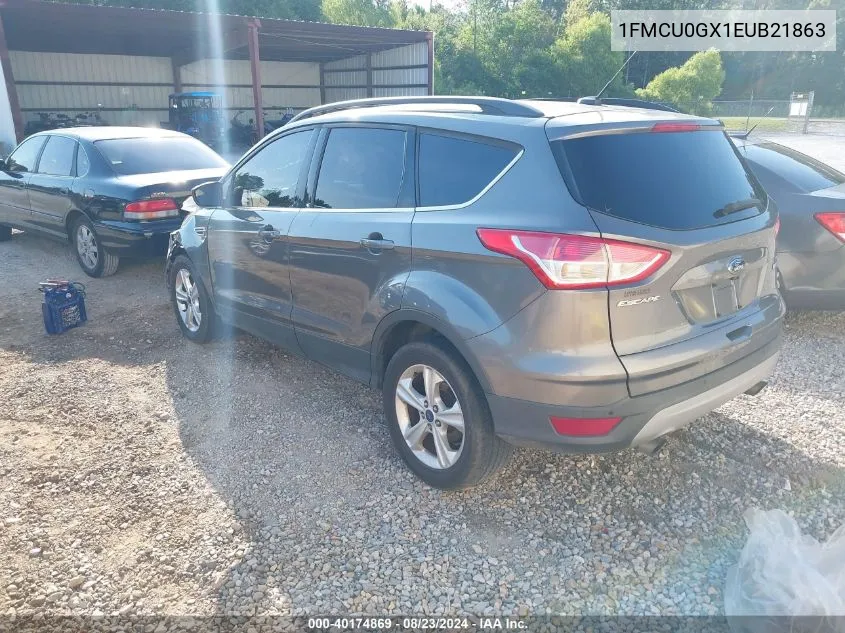 2014 Ford Escape Se VIN: 1FMCU0GX1EUB21863 Lot: 40174869