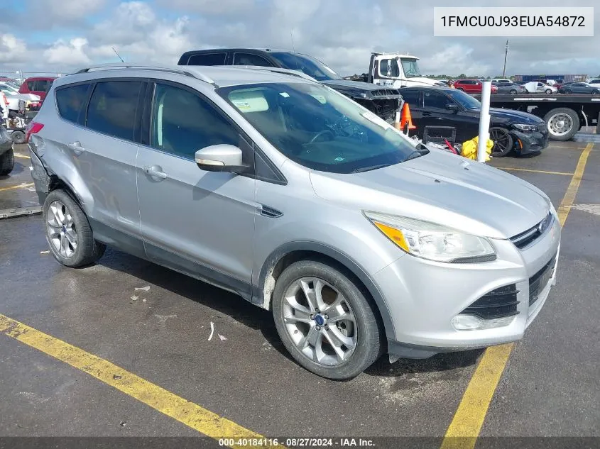 2014 Ford Escape Titanium VIN: 1FMCU0J93EUA54872 Lot: 40184116