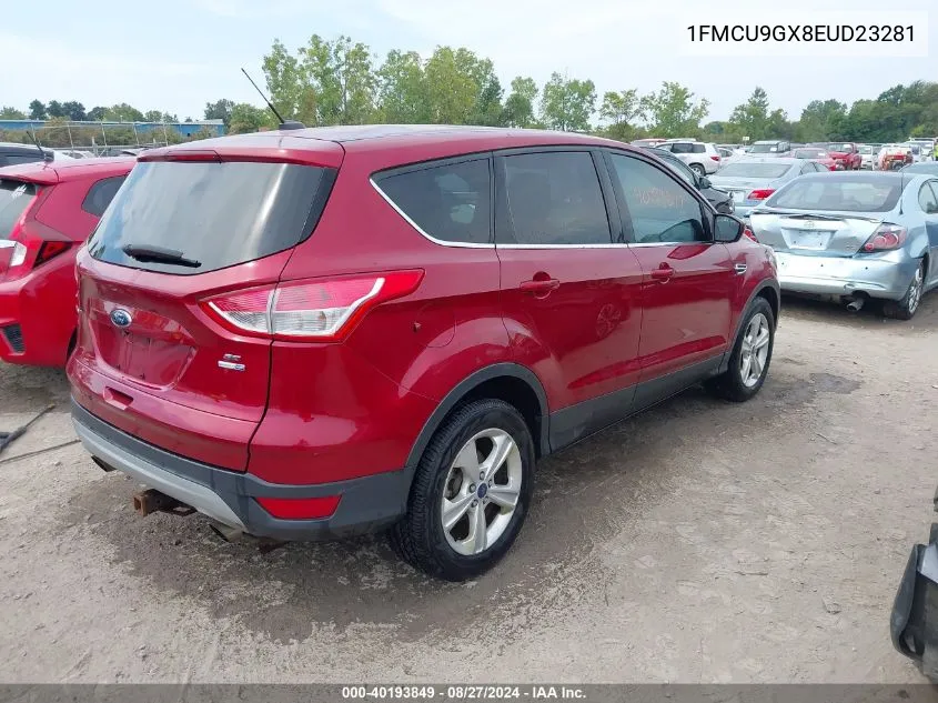 2014 Ford Escape Se VIN: 1FMCU9GX8EUD23281 Lot: 40193849