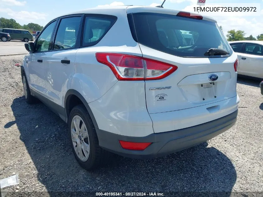 2014 Ford Escape S VIN: 1FMCU0F72EUD09972 Lot: 40195341