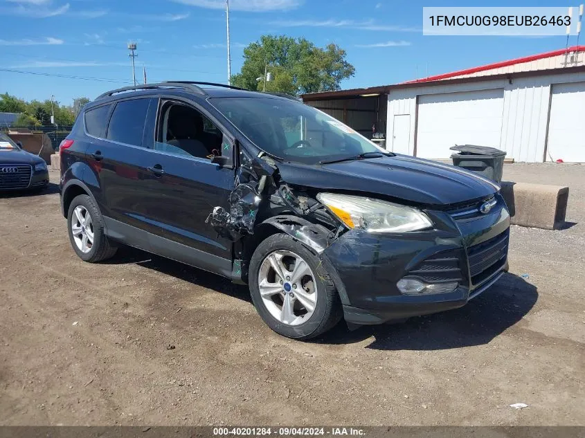 2014 Ford Escape Se VIN: 1FMCU0G98EUB26463 Lot: 40201284