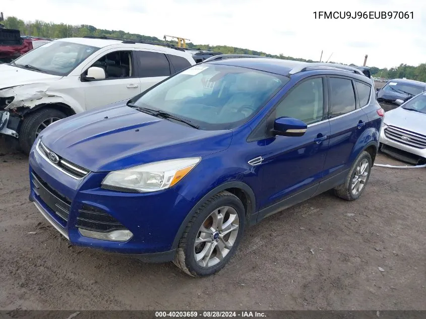 2014 Ford Escape Titanium VIN: 1FMCU9J96EUB97061 Lot: 40203659