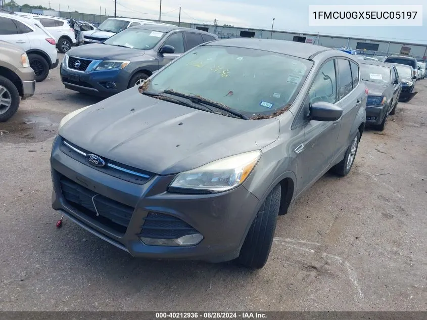 2014 Ford Escape Se VIN: 1FMCU0GX5EUC05197 Lot: 40212936