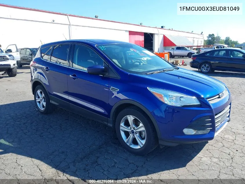 2014 Ford Escape Se VIN: 1FMCU0GX3EUD81049 Lot: 40215064