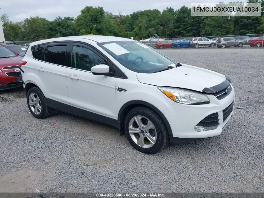 2014 Ford Escape Se VIN: 1FMCU0GXXEUA10034 Lot: 40223500