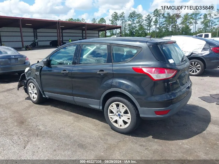 1FMCU0F71EUD35849 2014 Ford Escape S