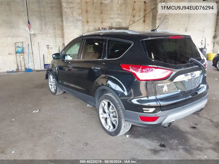 2014 Ford Escape Titanium VIN: 1FMCU9J94EUD76294 Lot: 40228219