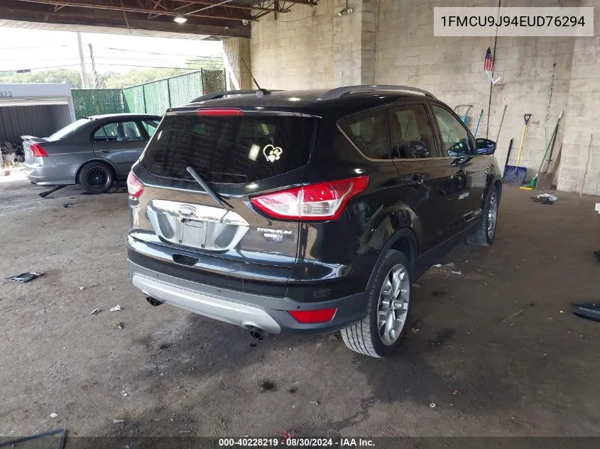 2014 Ford Escape Titanium VIN: 1FMCU9J94EUD76294 Lot: 40228219