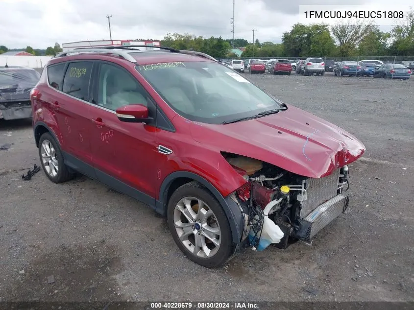 1FMCU0J94EUC51808 2014 Ford Escape Titanium