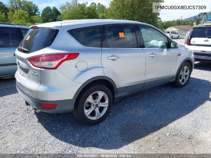 2014 Ford Escape Se VIN: 1FMCU0GX8EUC57309 Lot: 40235531