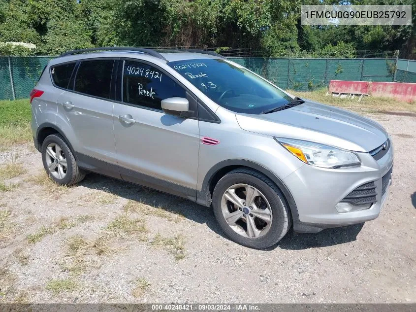 2014 Ford Escape Se VIN: 1FMCU0G90EUB25792 Lot: 40248421