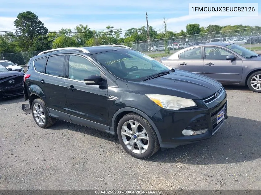 2014 Ford Escape Titanium VIN: 1FMCU0JX3EUC82126 Lot: 40255203