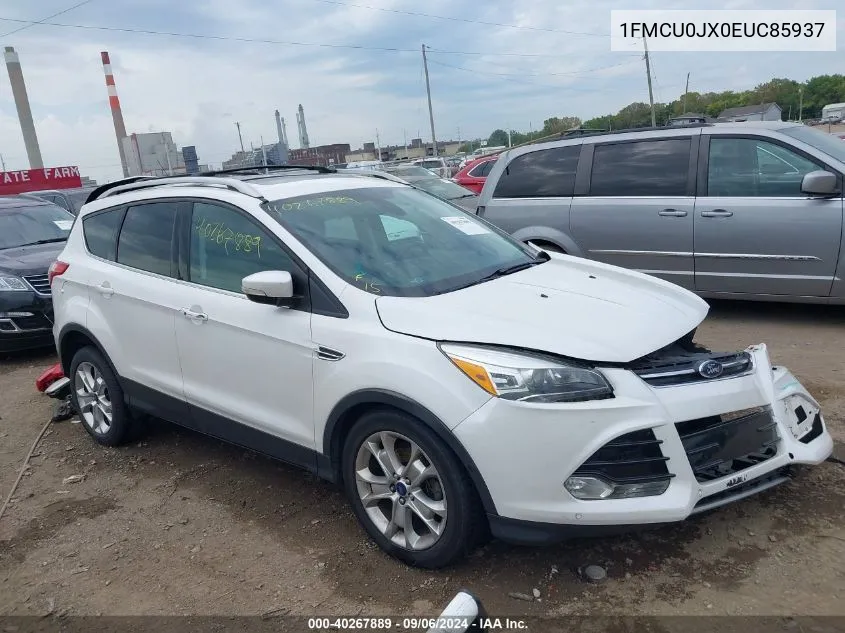 2014 Ford Escape Titanium VIN: 1FMCU0JX0EUC85937 Lot: 40267889