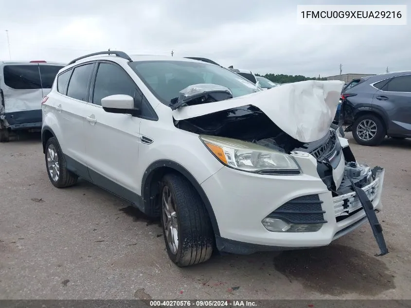 2014 Ford Escape Se VIN: 1FMCU0G9XEUA29216 Lot: 40270576