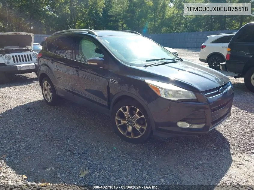 2014 Ford Escape Titanium VIN: 1FMCU0JX0EUB75518 Lot: 40271816