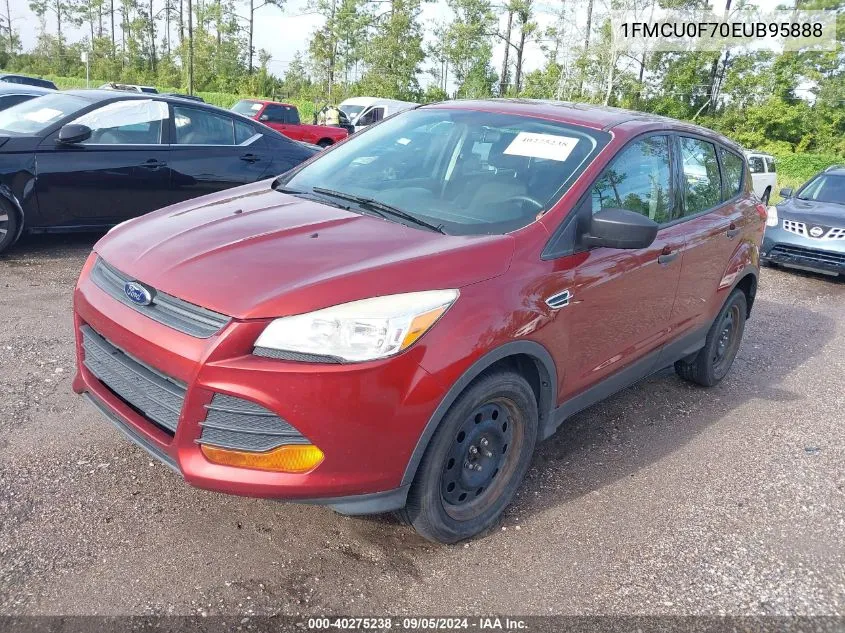 1FMCU0F70EUB95888 2014 Ford Escape S