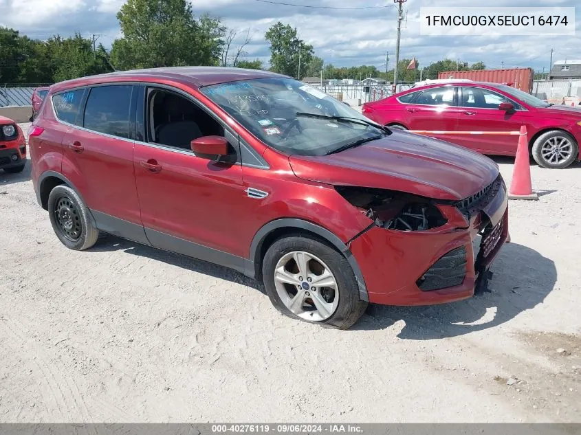 2014 Ford Escape Se VIN: 1FMCU0GX5EUC16474 Lot: 40276119