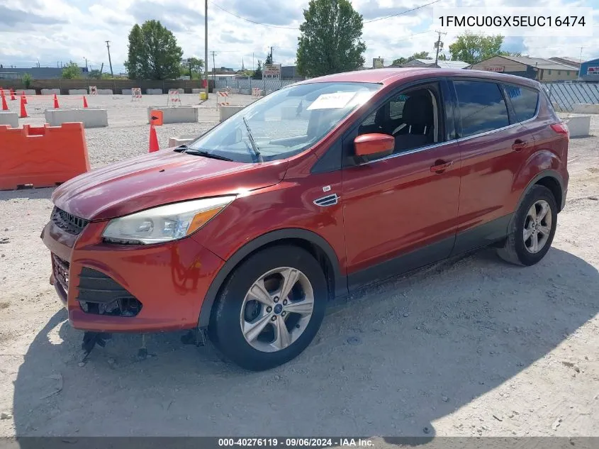 2014 Ford Escape Se VIN: 1FMCU0GX5EUC16474 Lot: 40276119