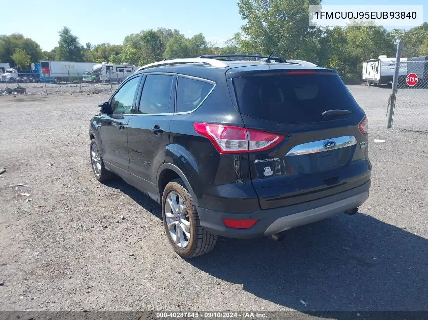 2014 Ford Escape Titanium VIN: 1FMCU0J95EUB93840 Lot: 40287645