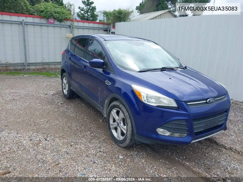 2014 Ford Escape Se VIN: 1FMCU0GX5EUA35083 Lot: 40288997